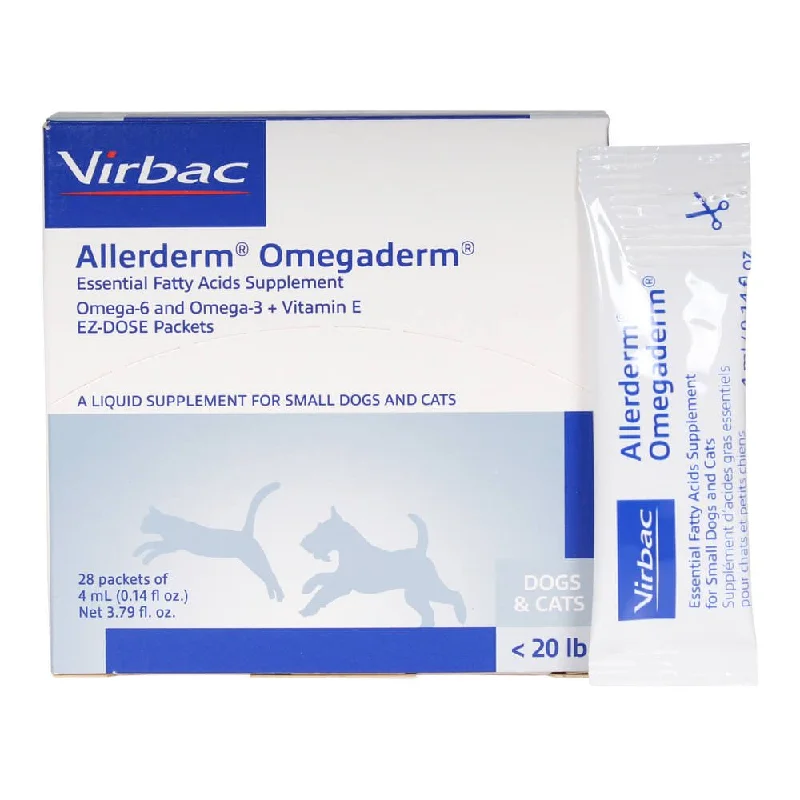 Allerderm Omegaderm EZ Dose, 4 ml Packets, Small Dogs, 28 ct