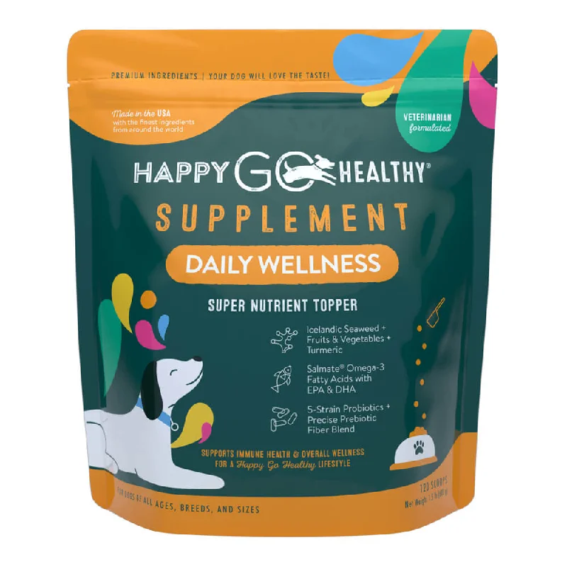 Happy Go Healthy Daily Wellness Supplement for Dogs