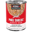 Koha Pure Shreds Shredded Beef Entrée for Dogs (12.5 oz)