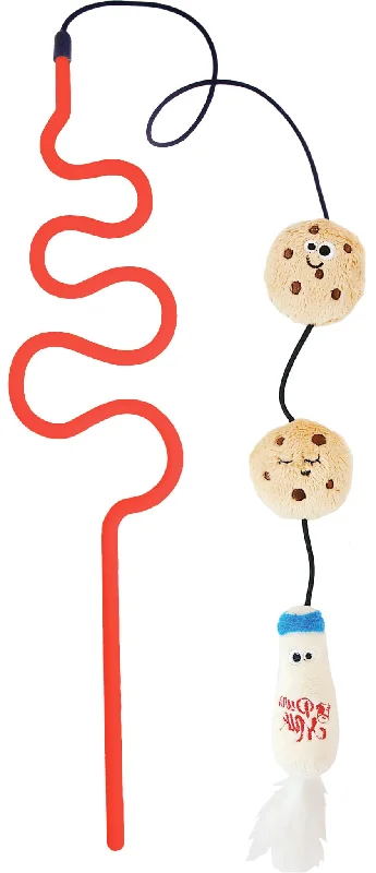 Milk N' Cookies Wacky Wand Cat Toy