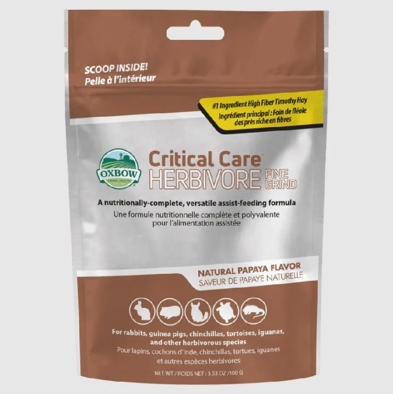 Oxbow Critical Care - Herbivore Fine Grind Papaya 100g