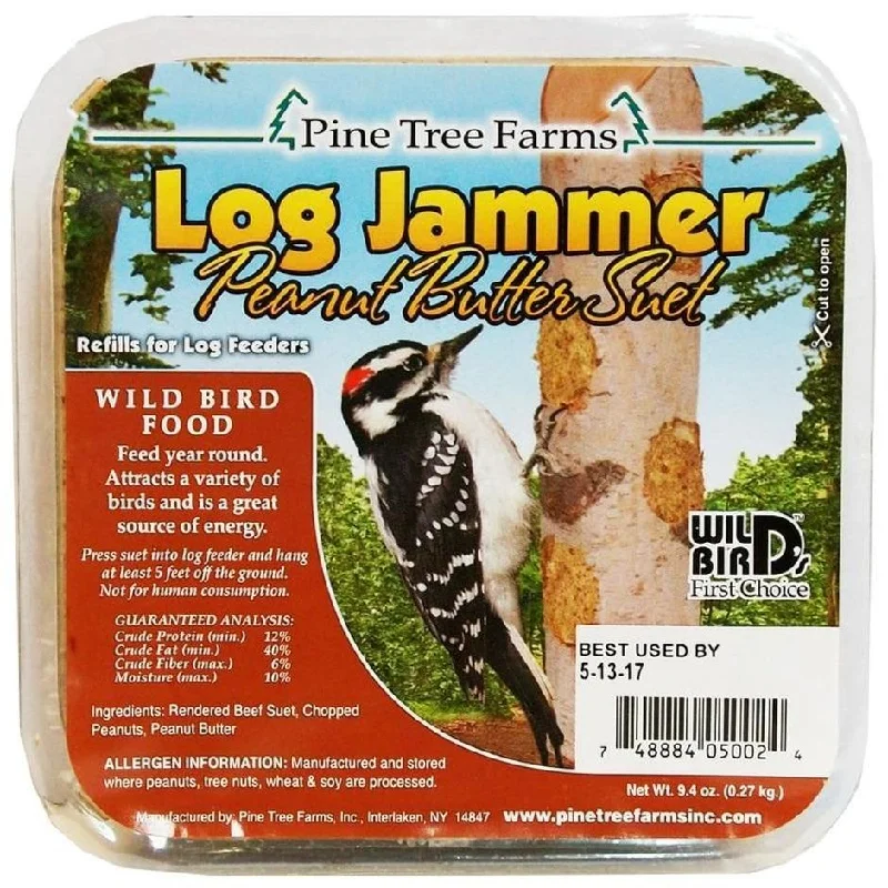 Pine Tree Farms Log Jammer Peanut Suet Plugs