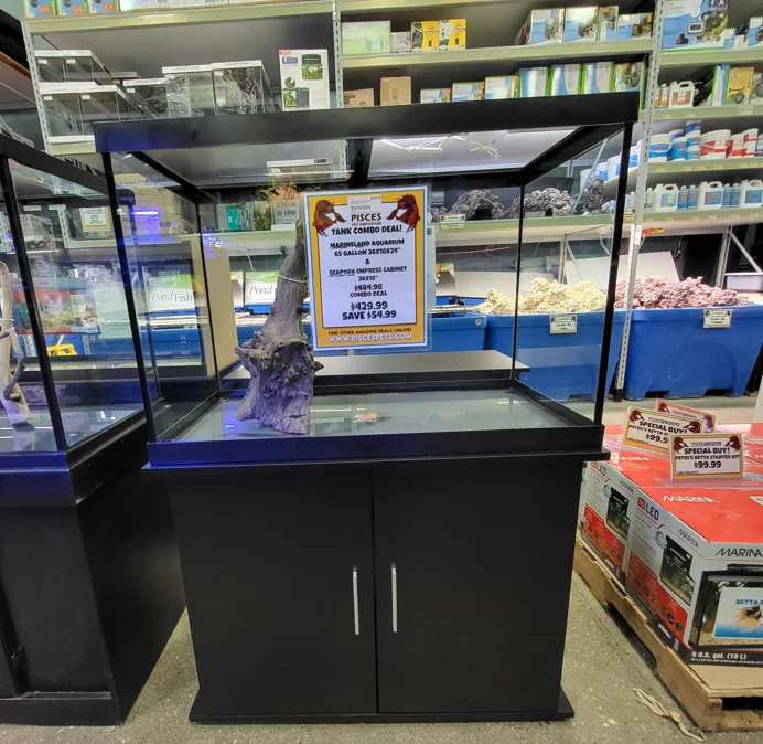 Pisces Aquarium and Stand Combo - 65 Gallon