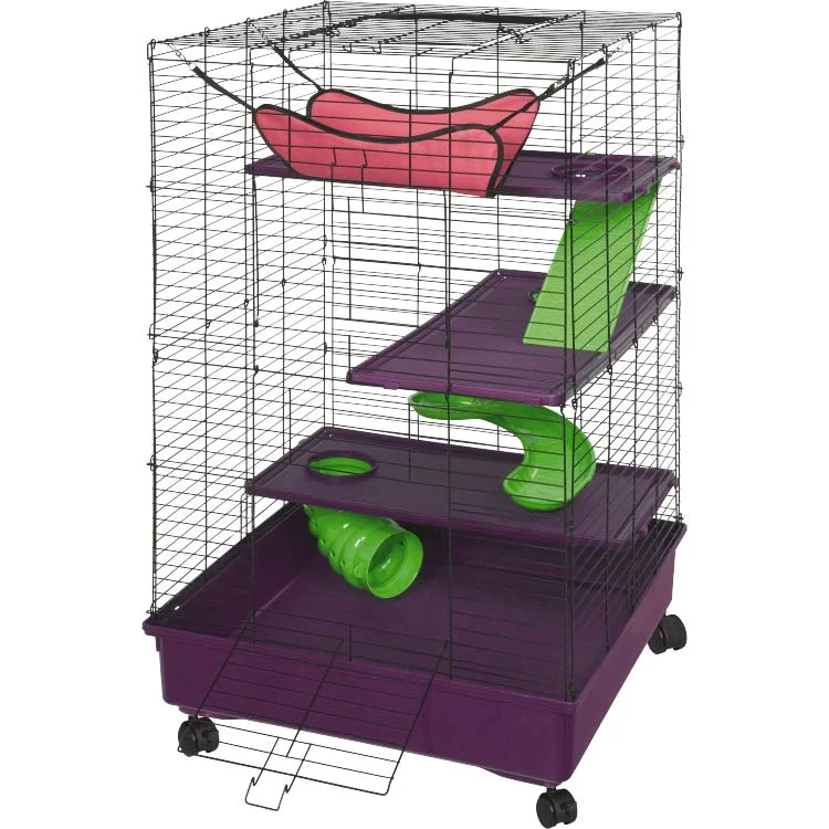 SUPER PET MULTILEVEL PET HOME WITH CASTERS