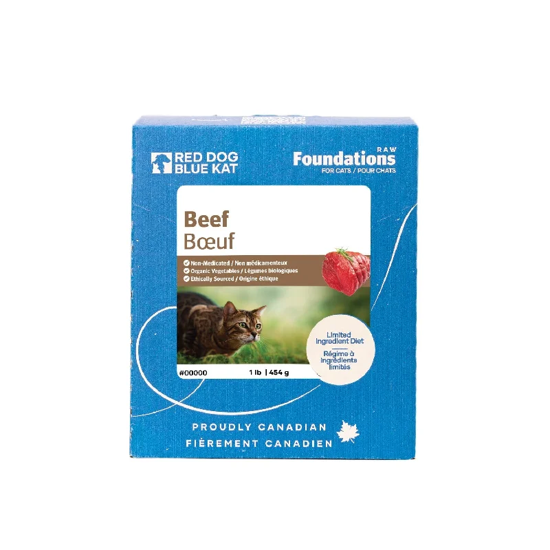 Red Dog Blue Kat Foundations Cat Beef 24 x 1/4 lb