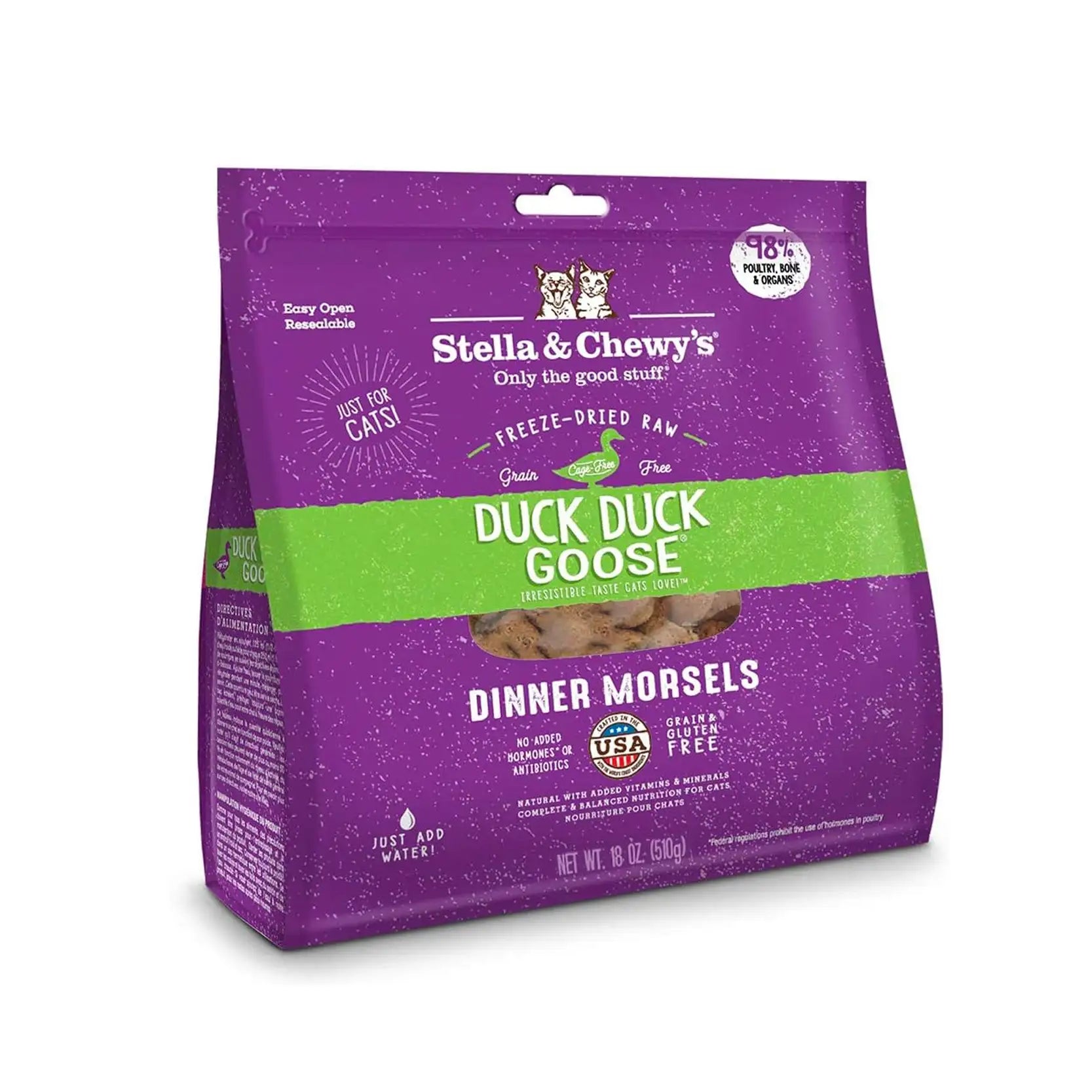 Stella & Chewy's - Freeze Dried Duck Duck Goose Dinners Morsels (Cats)