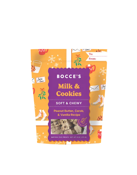 Bocce's Bakery Milk n Cookies Soft & Chewy Dog Treats 6oz