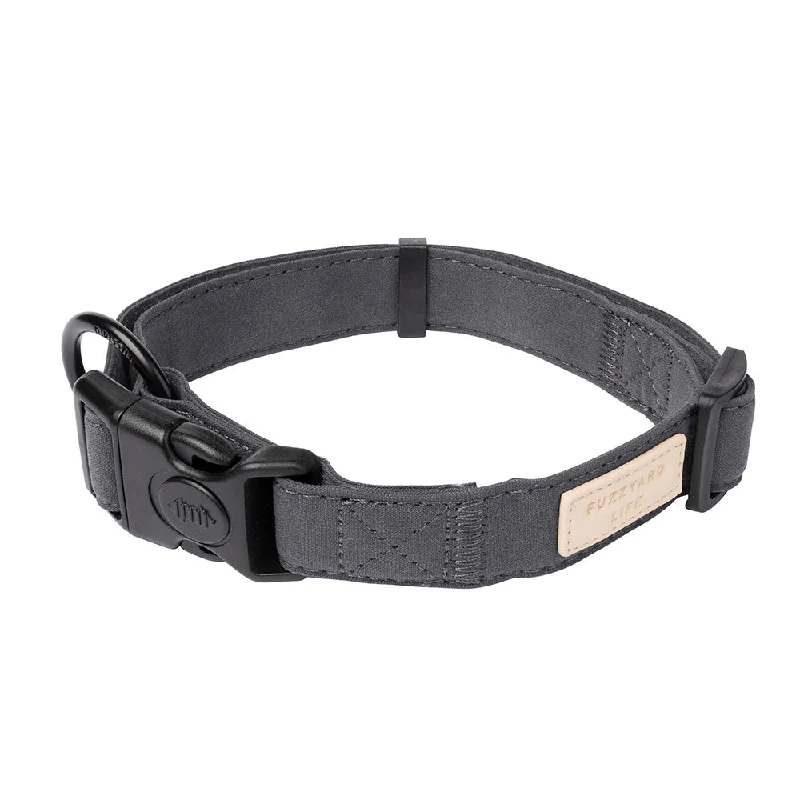 Fuzzyard Dog Collar Life Slate Grey M