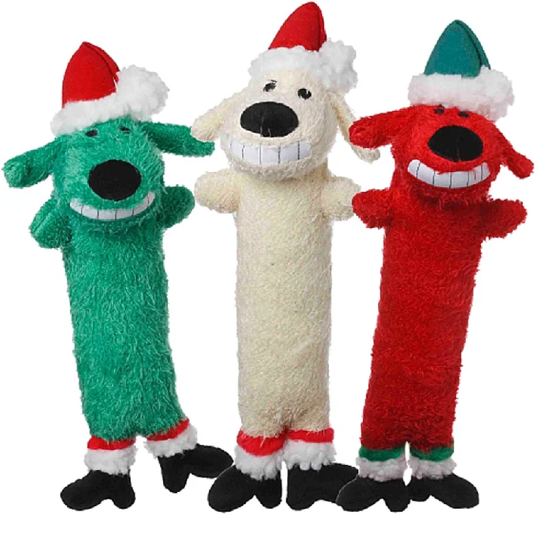 Multipet Loofa Santa Assorted Colors- 6"