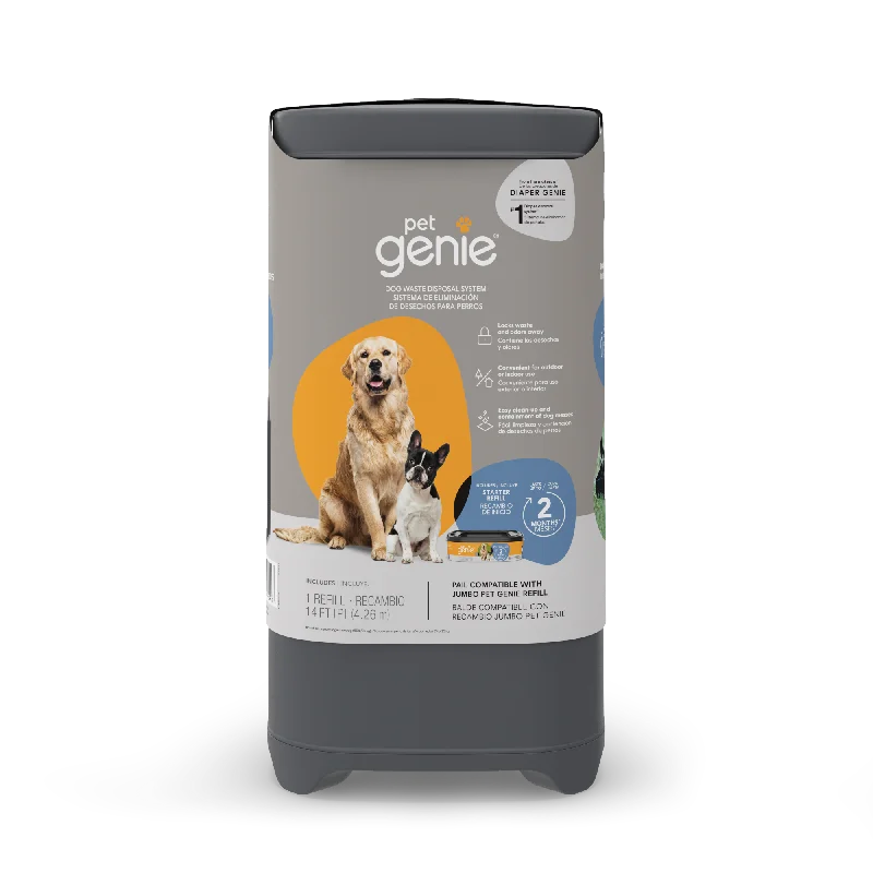 Pet Genie Dog Waste Disposal System (Gray)