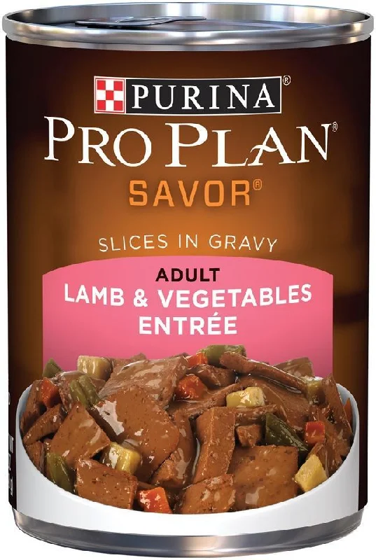 Purina Pro Plan Savor Adult Lamb & Vegetable Entree Canned Dog Food