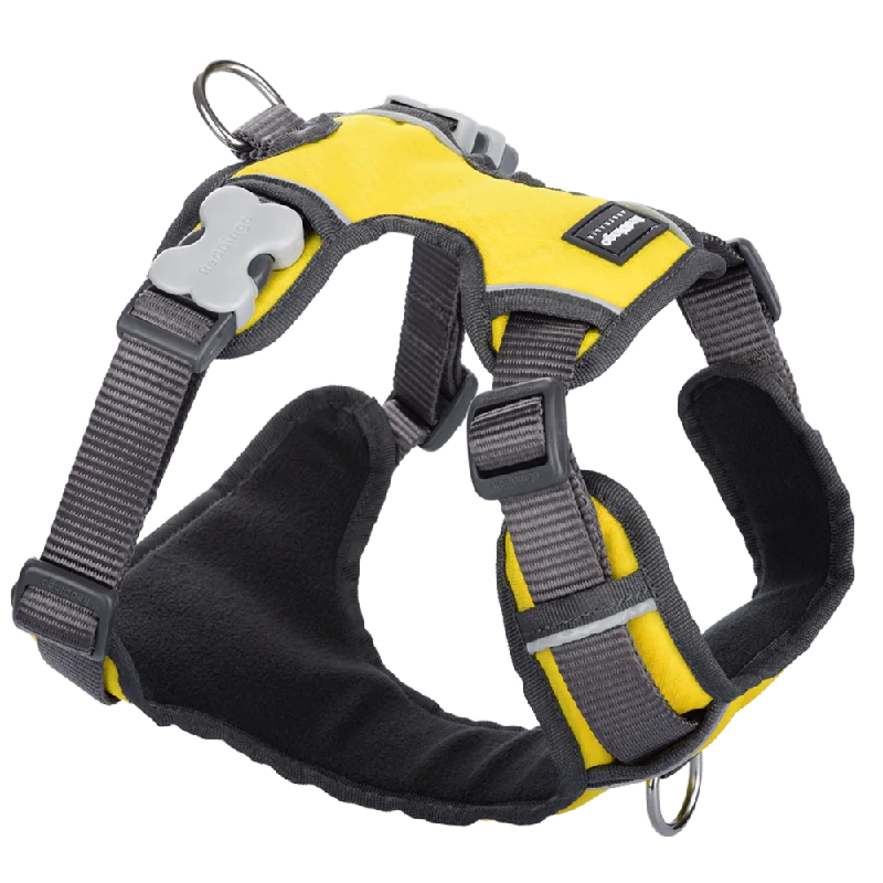 Red Dingo Padded Harness Yellow XL