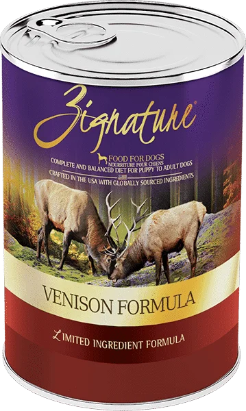 Zignature Limited Ingredient Venison Formula Wet Dog Food (13-oz, single can)